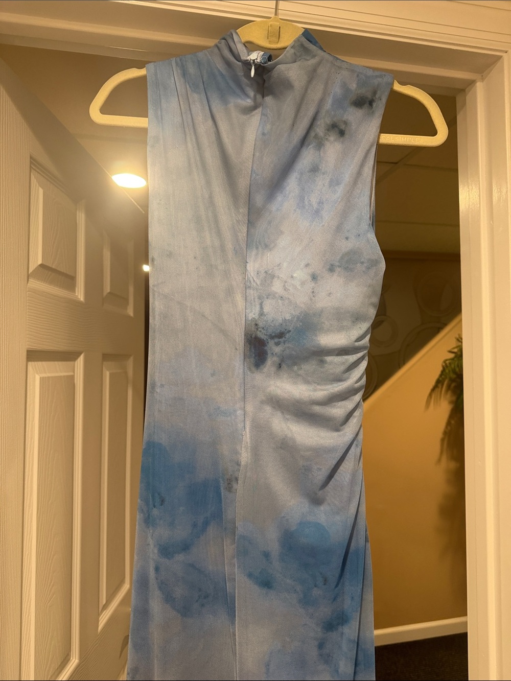Blue Mesh Dress - Picture 4 of 4